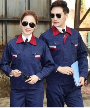 秋冬長(zhǎng)袖工作服建筑工廠耐磨款
